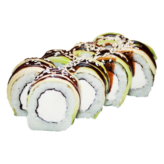 Замовити суші роли WOK у Львові - Філадельфія “GREEN” (з авокадо-слайсами)