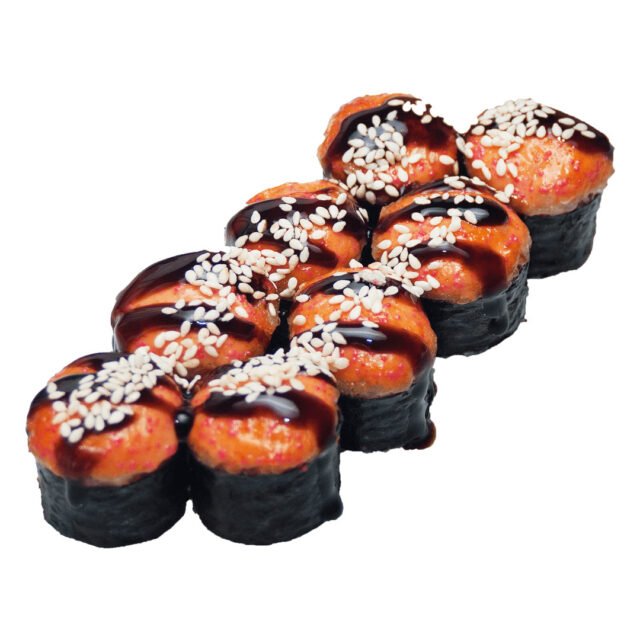 Замовити суші роли WOK у Львові - Запечені spicy-maki з креветкою