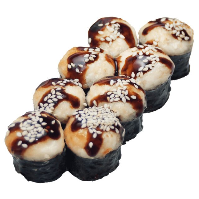 Замовити суші роли WOK у Львові - Запечені чізі-maki з креветкою