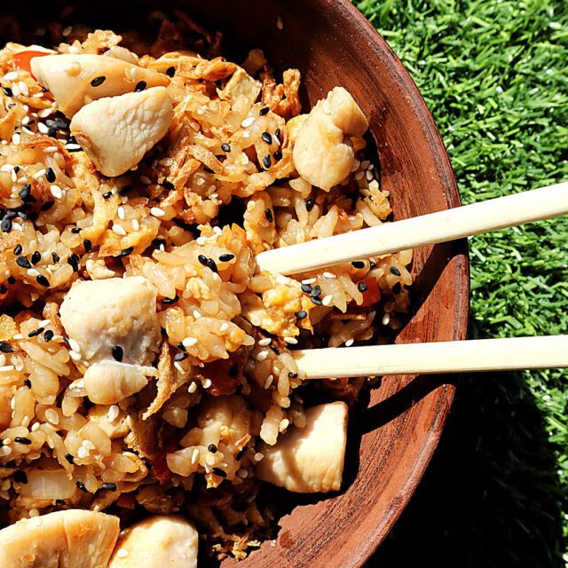 Замовити суші роли WOK у Львові - Смажений рис з курочкою